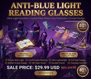 Anti-Blue Light Reading Glasses – Ultra-Light Eye Protection