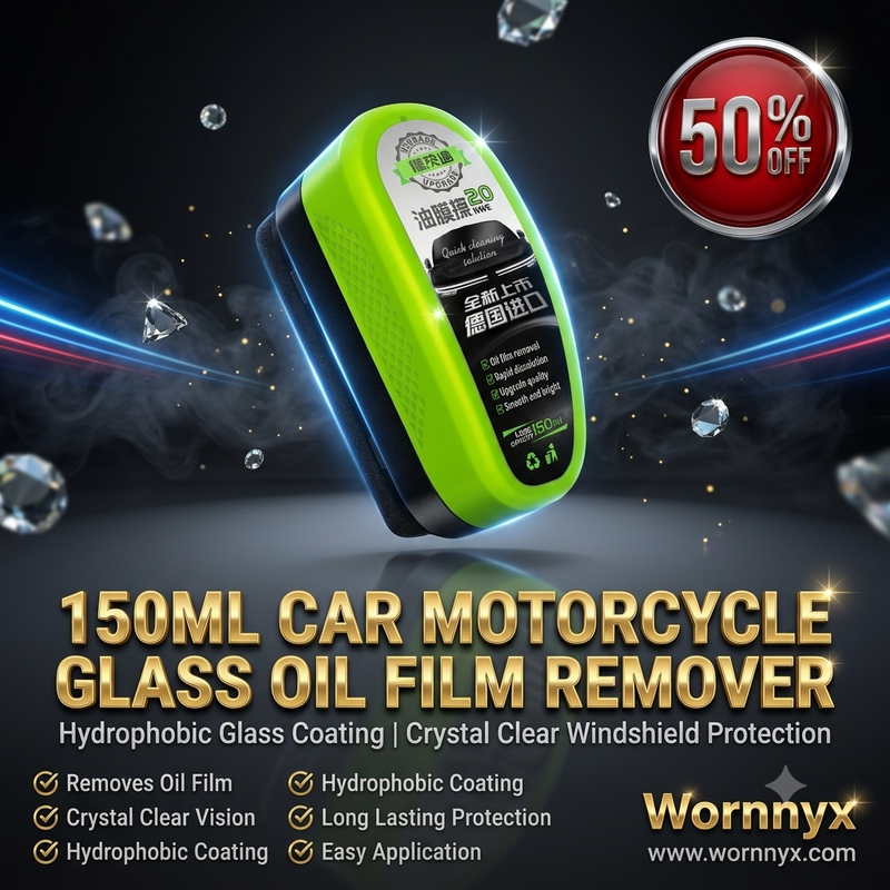 150ml Car motorcycle Glass Oil Film Remover Glass Cleaning Board Hydrophobic Glass Coating for Windshield Clear Window Auto Tool