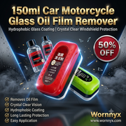 Car Glass Oil Film Remover – Hydrophobic Windshield Coating (150ml)