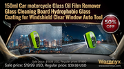 Car Glass Oil Film Remover – Hydrophobic Windshield Coating (150ml)