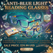 Anti-Blue Light Reading Glasses – Ultra-Light Eye Protection