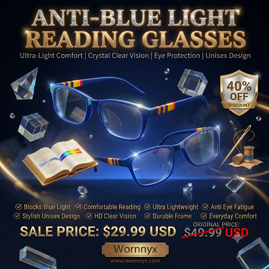 Anti-Blue Light Reading Glasses – Ultra-Light Eye Protection