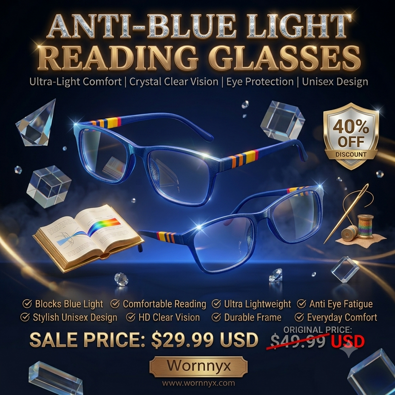 Anti-Blue Light Reading Glasses – Ultra-Light Eye Protection