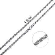 Stainless Steel Curb Cuban Link Chain Necklace for Men/Women – Gold, Silver & Black