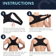 Adjustable Posture Corrector – Breathable Back Support Belt
