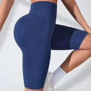 High-Waist Butt-Lifting Biker Shorts – Tummy Compression Shorts