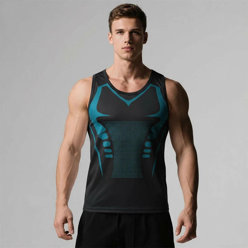 Men's Compression Vest – Slimming Sports Undershirt
