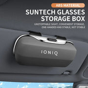Car Visor Sunglasses Holder – Clip-On Glasses Case