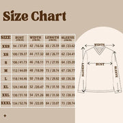 Floral Graphic Long Sleeve Top for Women – Vintage V-Neck Pullover