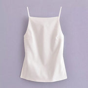 Lace-Up Backless Camisole Crop Top for Women – Sexy High Street Summer Tank