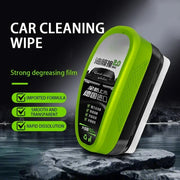 Crystal Clear Car Glass Wipes for Men – Oil Film & Rain Repellent Remover