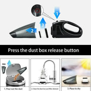 Handheld Car Vacuum Cleaner – High-Power 12V Portable