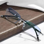 Luxury Blue Light Blocking Reading Glasses – HD Presbyopia Lens