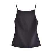 Lace-Up Backless Camisole Crop Top for Women – Sexy High Street Summer Tank