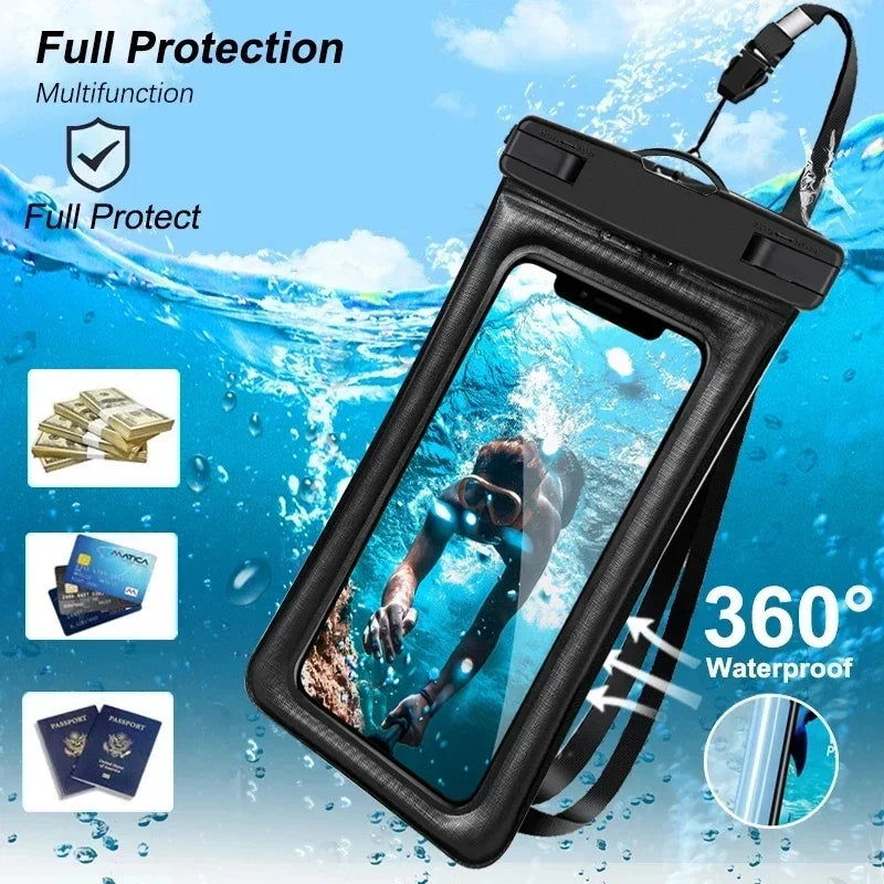 Waterproof Phone Pouch – Touchscreen Dry Bag