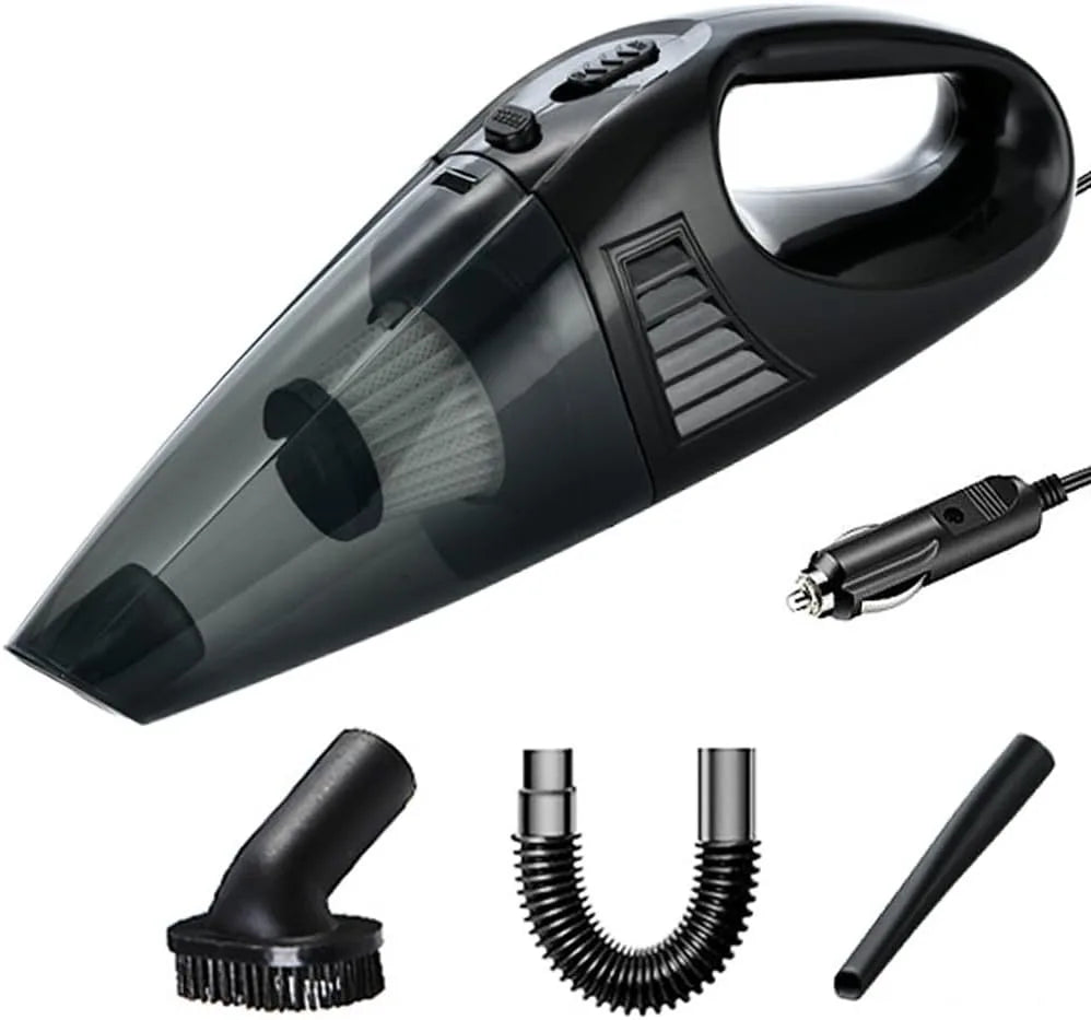 Handheld Car Vacuum Cleaner – High-Power 12V Portable