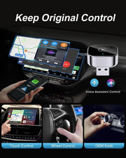 Wireless CarPlay & Android Auto Dongle – Fast Auto-Connect