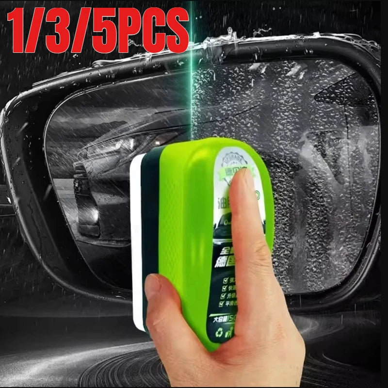 Crystal Clear Car Glass Wipes for Men – Oil Film & Rain Repellent Remover