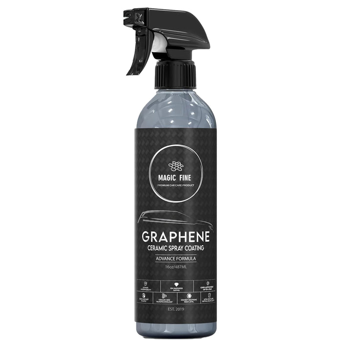 Graphene Ceramic Spray Coating Quick  Easy for Cars Motorcycles Professional-Grade Sealant for Gloss Shine Waterless Wash Wax