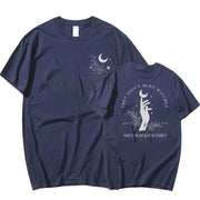 Witchy Feminist Graphic Tee for Women – Boho Celestial Short Sleeve Top