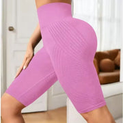 High-Waist Butt-Lifting Biker Shorts – Tummy Compression Shorts