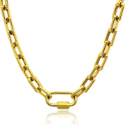 Stainless Steel Link Chain Necklace & Bracelet for Women/Men – Gold & Silver