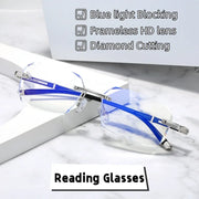 Luxury Blue Light Blocking Reading Glasses – HD Presbyopia Lens