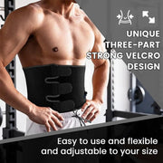 Waist Trimmer Sweat Belt – Unisex Waist Trainer Band
