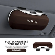 Car Visor Sunglasses Holder – Clip-On Glasses Case