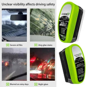 Crystal Clear Car Glass Wipes for Men – Oil Film & Rain Repellent Remover