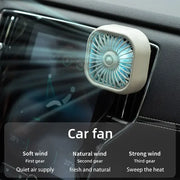 Car Air Outlet Cooling Fan – USB Mini Interior Fan