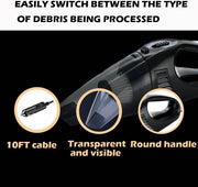 Handheld Car Vacuum Cleaner – High-Power 12V Portable