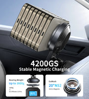 Magnetic Wireless Car Charger Holder – with Cooling Fan
