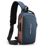 Anti-Theft Sling Bag – USB Charging Chest Bag with Lock
