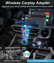 Wireless CarPlay & Android Auto Dongle – Fast Auto-Connect