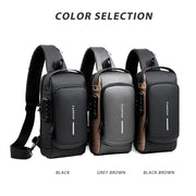 Anti-Theft Sling Bag – USB Charging Chest Bag with Lock