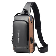 Anti-Theft Sling Bag – USB Charging Chest Bag with Lock