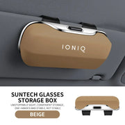 Car Visor Sunglasses Holder – Clip-On Glasses Case