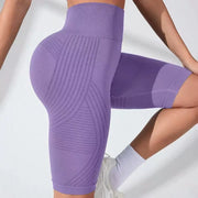 High-Waist Butt-Lifting Biker Shorts – Tummy Compression Shorts