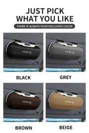 Car Visor Sunglasses Holder – Clip-On Glasses Case
